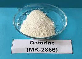 Le stéroïde cru de MK-2866 Ostarine Enobosarm Sarms saupoudrent CAS 841205-47-8